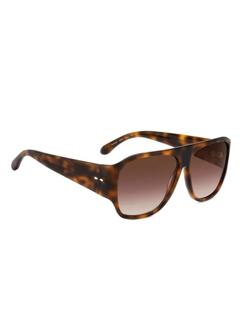 Isabel Marant Eyewear tortoiseshell-effect square-frame sunglasses - HAVANA