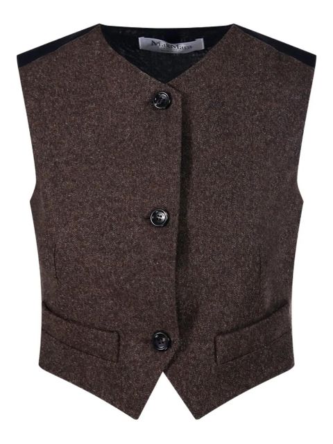 Max Mara buttoned panelled jacket - Brown - zdjęcie produktu nr 1