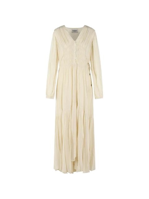 ISABEL MARANT Briane V-neck dress - Neutrals - zdjęcie produktu nr 1