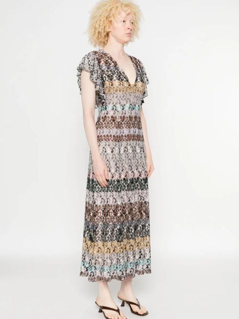 Missoni v-neck midi dress - Black