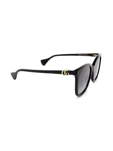 Gucci Eyewear oversized-frame GG sunglasses - Black - zdjęcie produktu nr 2