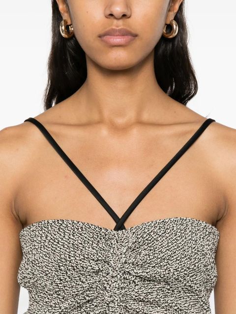 Nanushka Soraia top - Black