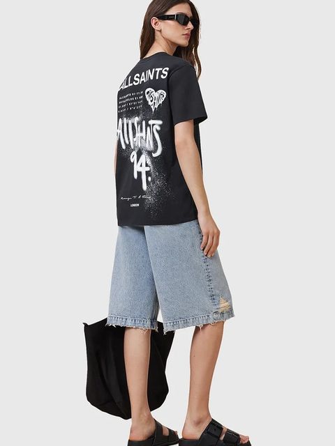 AllSaints t-shirt bawełniany POSTER