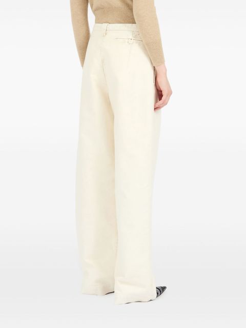 Maison Margiela wide-leg tailored trousers - Neutrals