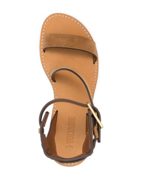 Zadig&Voltaire Cecilia Caprese 70mm leather sandals - Brown