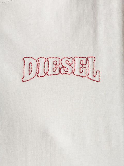 Diesel T-Normy-S17 embroidered T-shirt - White