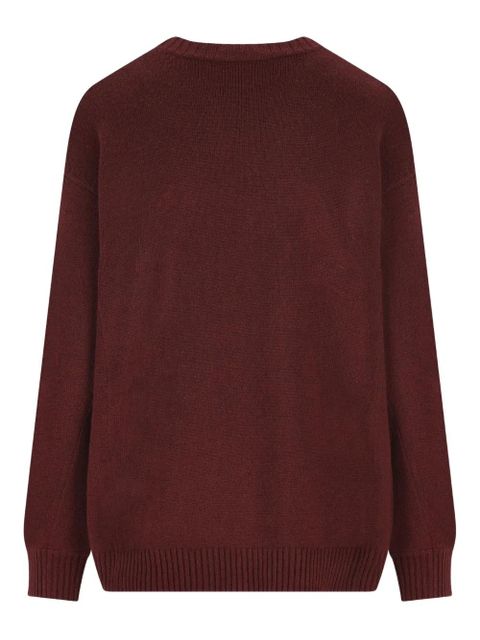 Max Mara long-sleeve embroidered sweater