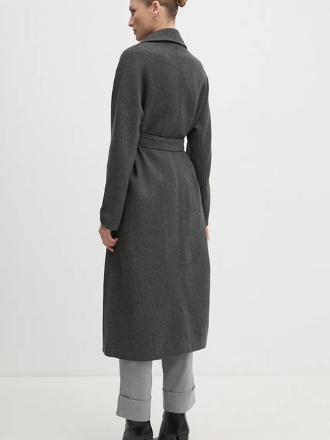 OUI płaszcz z domieszką wełny