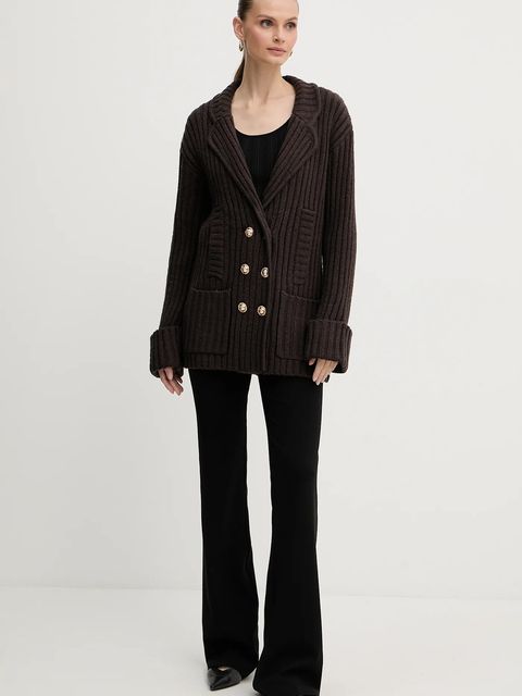 Silvian Heach kardigan z domieszką wełny DURMAZ - zdjęcie produktu nr 2