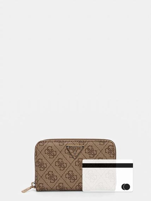 Guess portfel ERICA damski kolor beżowy SWSG95 10140