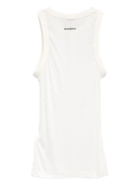 JW Anderson ribbed tank top - White - zdjęcie produktu nr 2