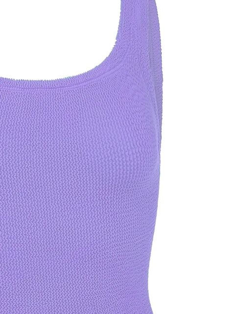 Hunza G square-neck swimsuit - Purple - zdjęcie produktu nr 2