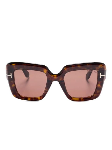 TOM FORD Eyewear Esme tortoiseshell sunglasses - Brown - zdjęcie produktu nr 1