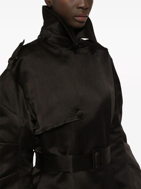 Dolce & Gabbana belted trench coat - Black