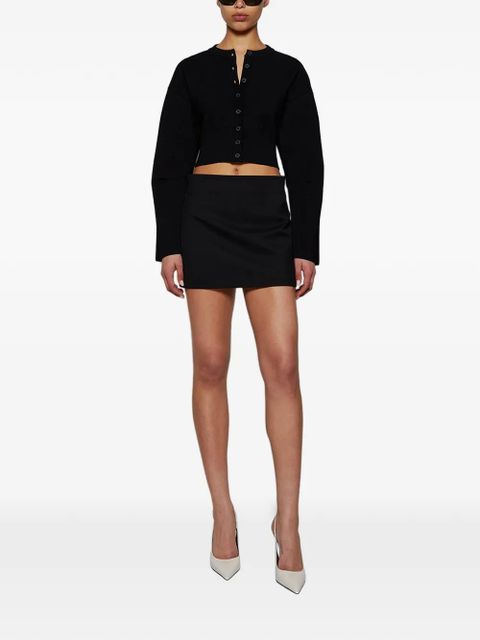 WARDROBE.NYC Matte cardigan - Black - zdjęcie produktu nr 2