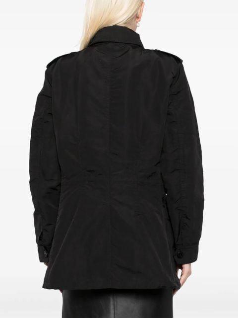 TOM FORD drawstring waist military jacket - Black