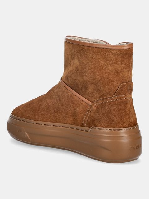 Furla śniegowce zamszowe Nuage Snow Boot kolor brązowy YK30NUA BX4212 RY000