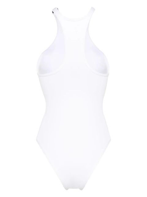 The Attico logo-plaque swimsuit - White - zdjęcie produktu nr 2