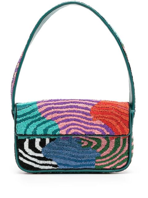 STAUD Tommy beaded shoulder bag - Multicolour - zdjęcie produktu nr 1