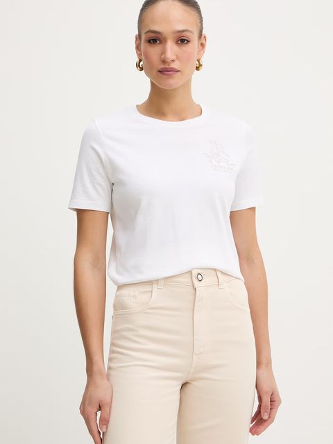 Trussardi t-shirt bawełniany - zdjęcie produktu nr 2