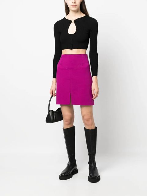 PINKO panelled high-waisted skirt - Purple - zdjęcie produktu nr 2