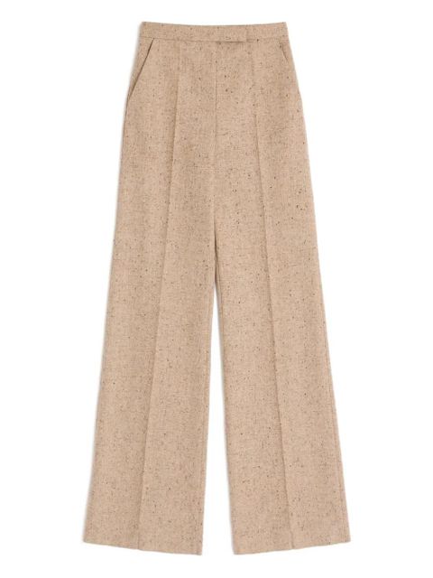 Valentino Garavani natté-weave tailored trousers - Neutrals - zdjęcie produktu nr 1