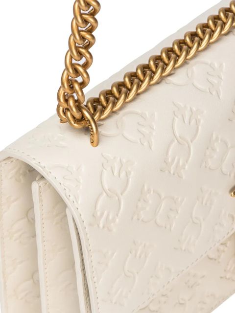 PINKO Love One Classic cross body bag - White
