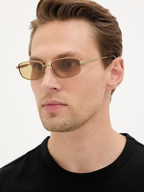 Jacquemus okulary przeciwsłoneczne SERA kolor złoty JAC121C1SUN