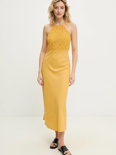 Answear.LAB sukienka z lnem - zdjęcie produktu nr 1