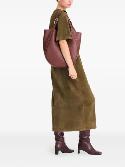 Longchamp Le Foulonné XL grained-leather tote bag - Brown