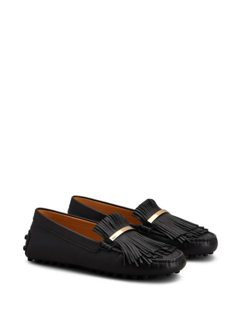 Tod's leather loafers - Black