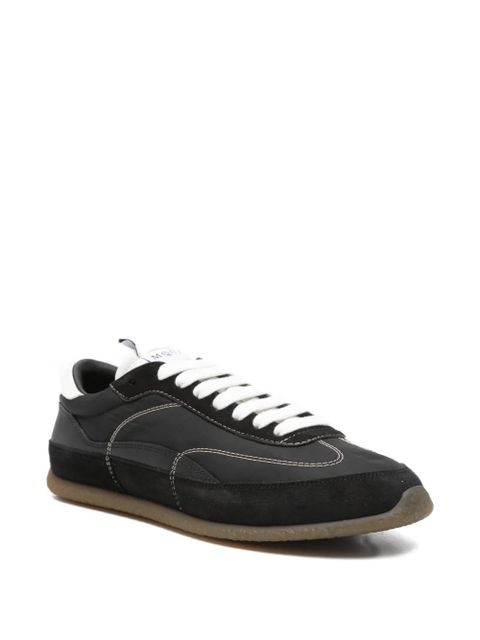 Alexander McQueen panelled top-stitched sneakers - Black - zdjęcie produktu nr 2