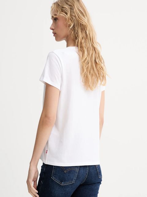 Levi's t-shirt bawełniany damski kolor biały 17369