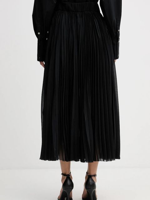 Karl Lagerfeld sukienka kolor czarny mini oversize B1W13052