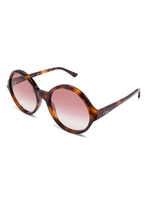Chloé Eyewear Salomé sunglasses - Brown - zdjęcie produktu nr 2