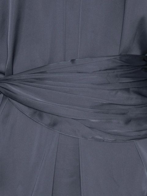 ROTATE BIRGER CHRISTENSEN satin tie mini dress - Blue