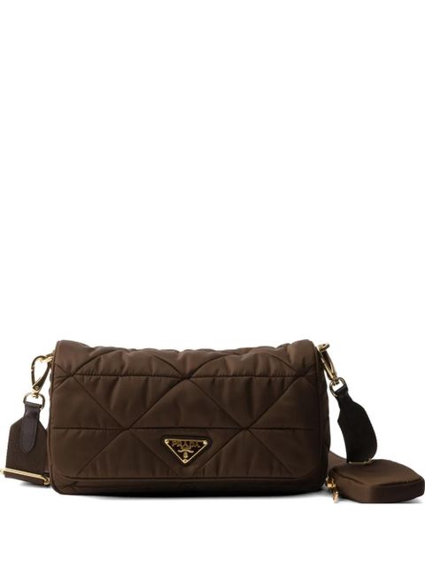 Prada padded Re-Nylon shoulder bag - Brown - zdjęcie produktu nr 1
