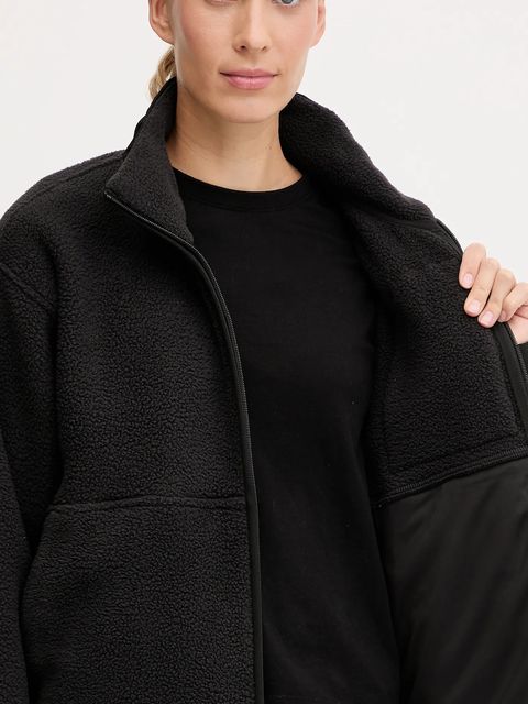 The North Face bluza polarowa Yumiori Off damska kolor czarny gładka NF0A8EUZJK31