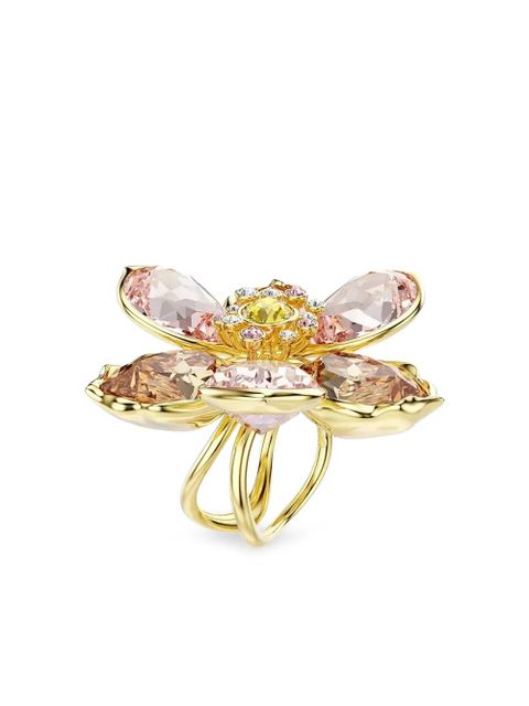 Swarovski Idyllia flower-motif ring - Gold - zdjęcie produktu nr 1