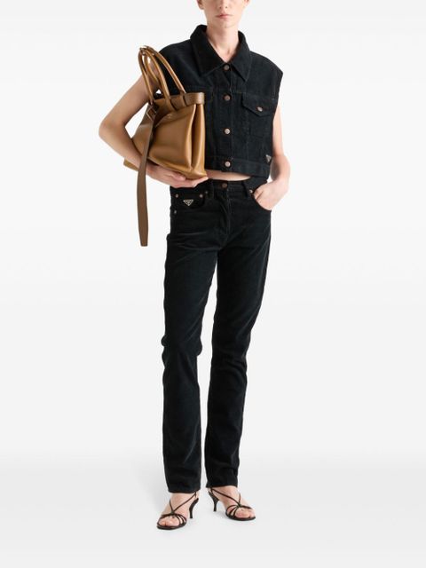 Prada corduroy denim vest - Black - zdjęcie produktu nr 2
