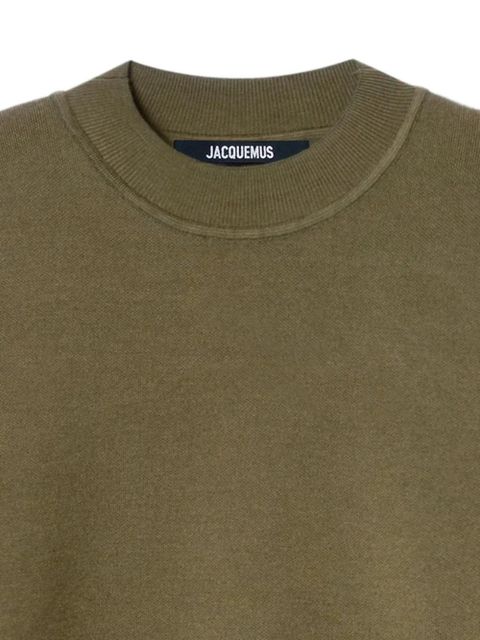 Jacquemus logo-embroidered piqué sweater - Green - zdjęcie produktu nr 2
