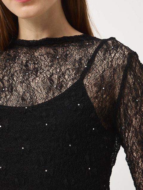 Medicine longsleeve damski kolor czarny