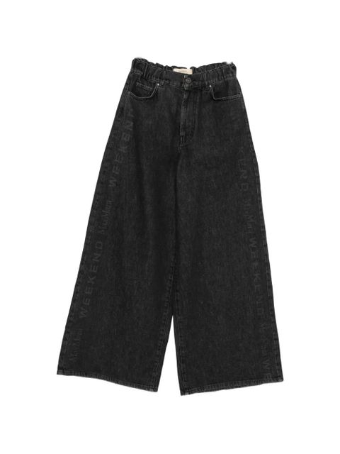 Weekend Max Mara WKDVORTICE logo jeans - Black - zdjęcie produktu nr 1