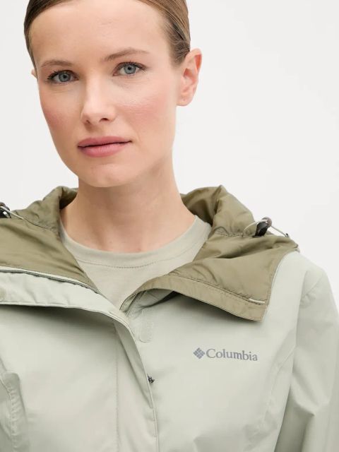 Columbia kurtka Arcadia II damska kolor zielony przejściowa 1534115