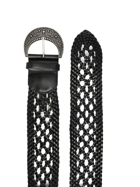 Ba&Sh woven embellished buckle belt - Black - zdjęcie produktu nr 2