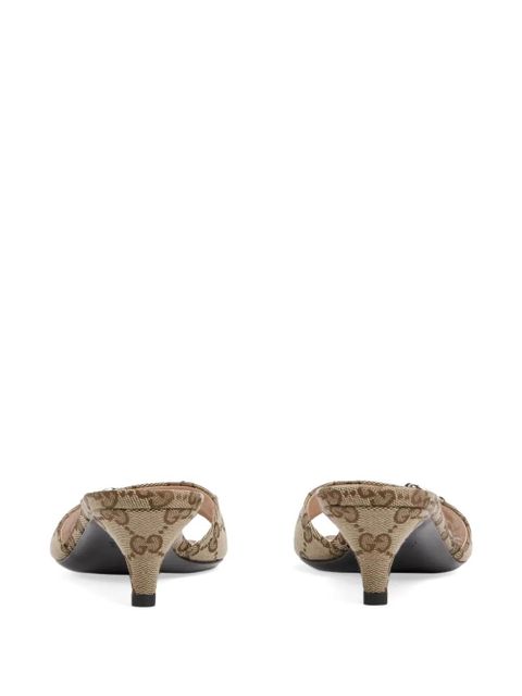 Gucci GG patterned sandals - Neutrals