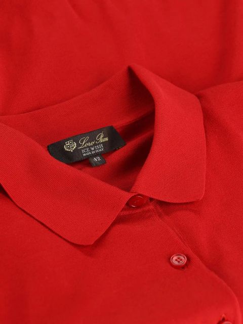 Loro Piana button polo shirt - Red