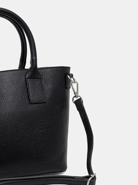 Answear Lab torebka skórzana kolor czarny