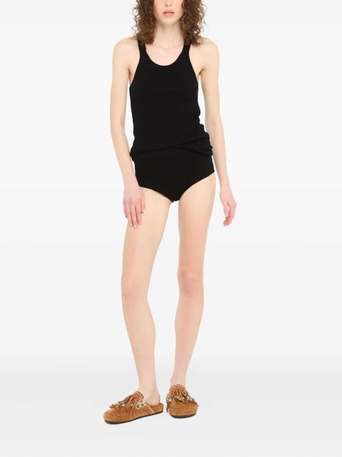 Alanui finest ribbed short - Black - zdjęcie produktu nr 2