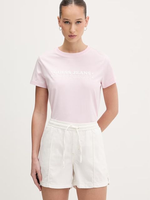 Guess Jeans t-shirt damski bawełniany - zdjęcie produktu nr 2